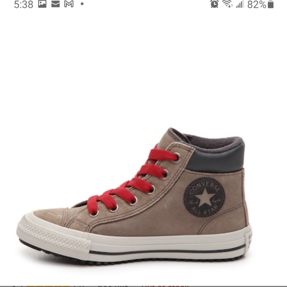 (SOLD) Brand new boys high top Converse Sneaker - Picture 8 of 9